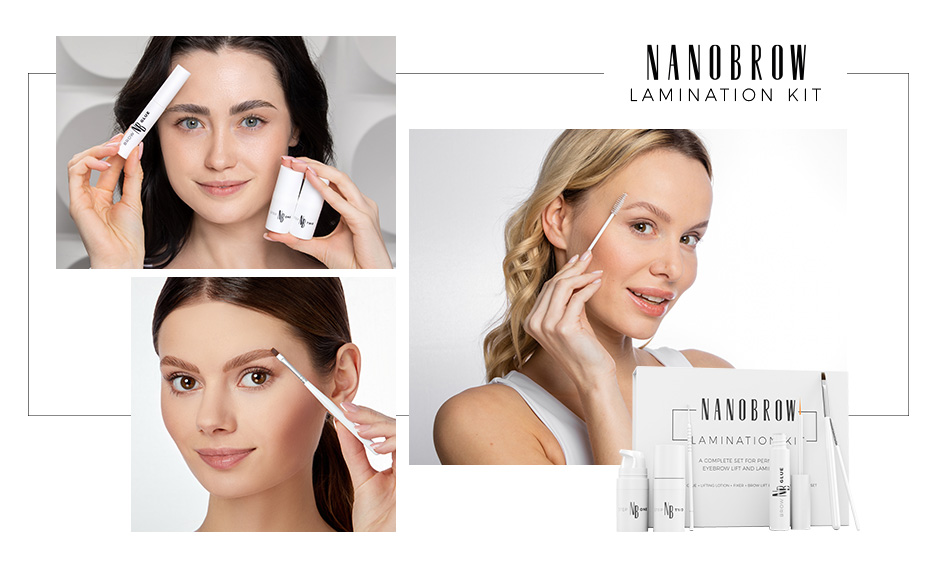 Laminação de sobrancelhas em casa nanobrow