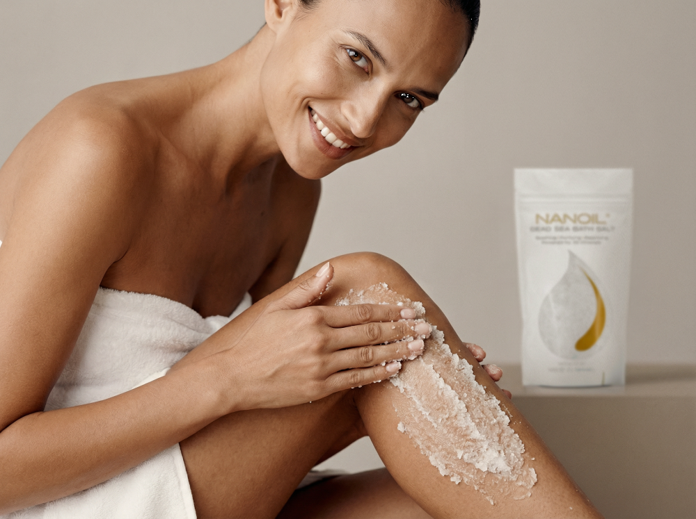 nanoil sais de banho banheira